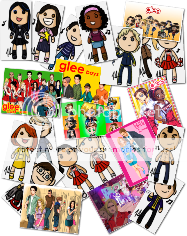 GleeCartoonCollage.png